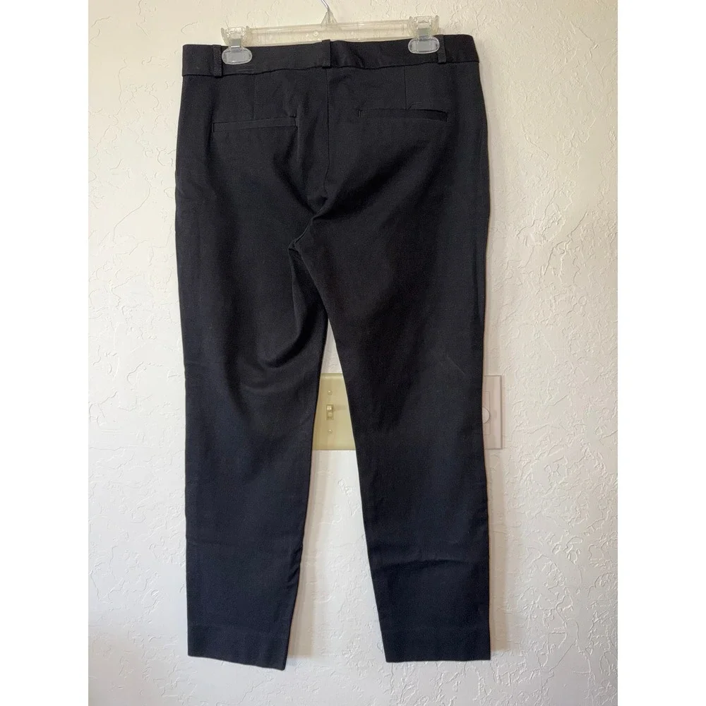 Banana Republic Curvy Pants‎ Black Size 8 Dark Academia Minimalist Career